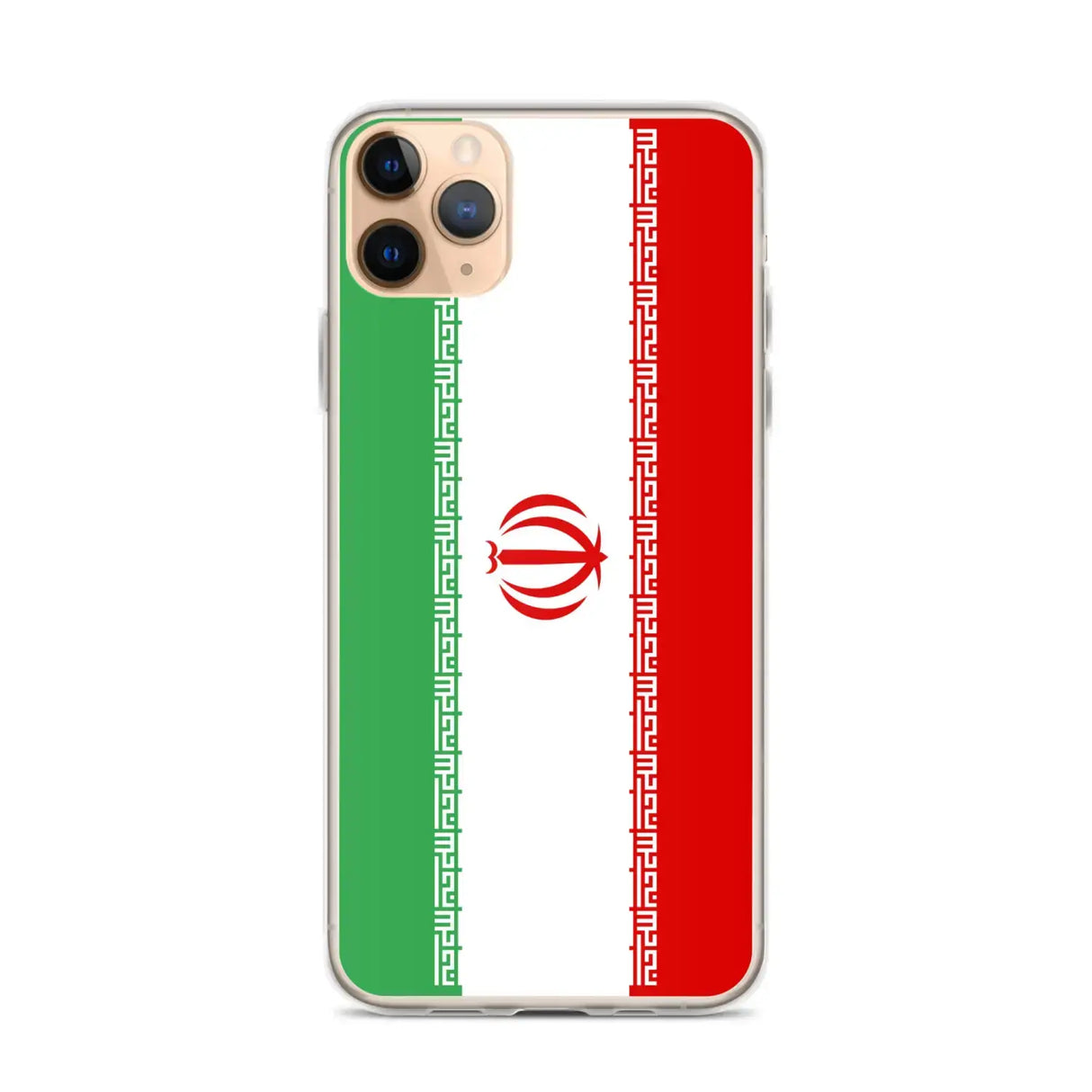Coque iphone drapeau iran souple antichoc transparente