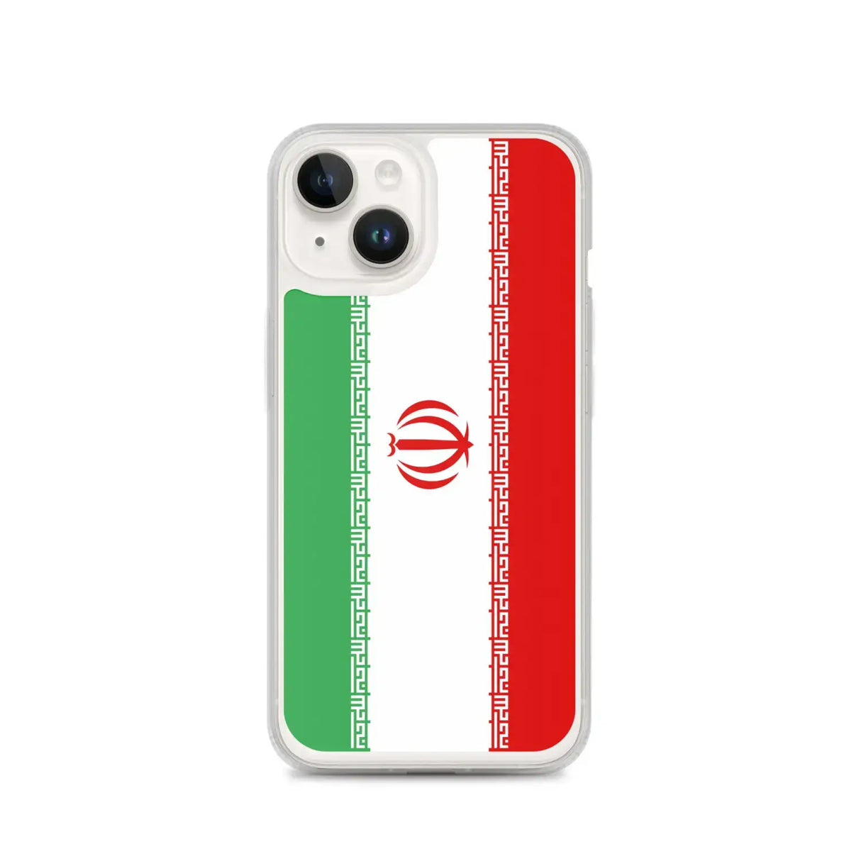 Coque iphone drapeau iran souple antichoc transparente