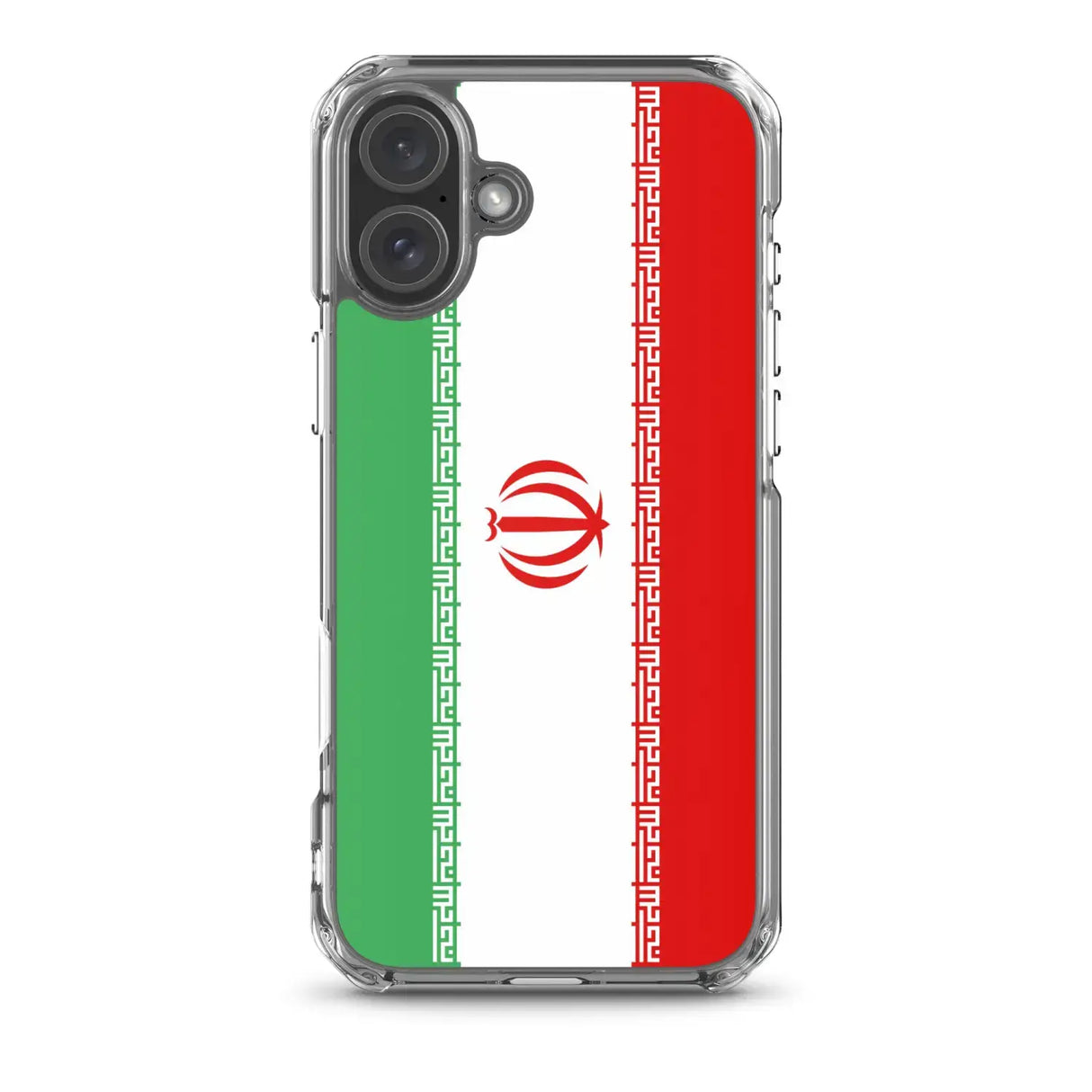Coque iphone drapeau iran souple antichoc transparente