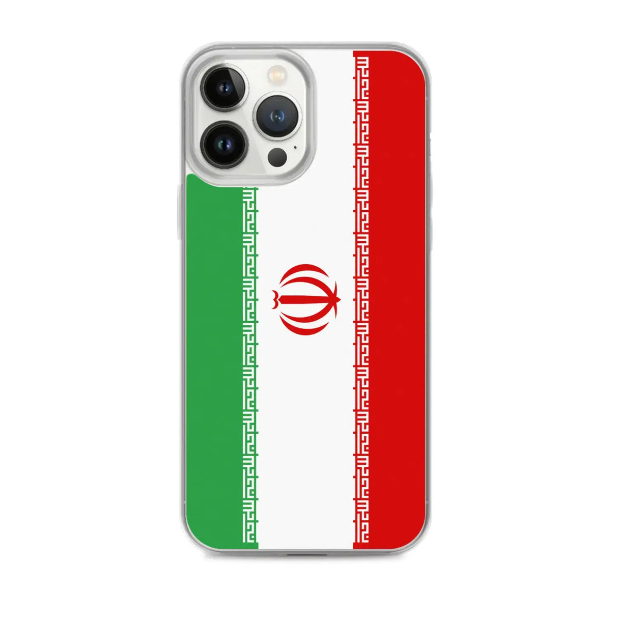Coque iphone drapeau iran souple antichoc transparente