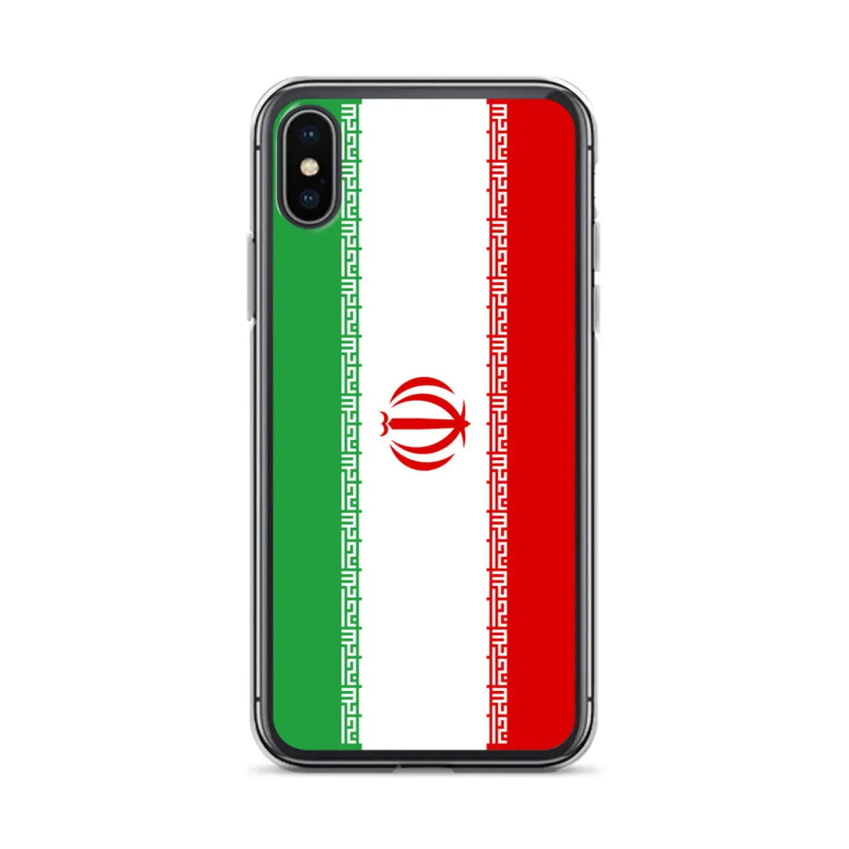 Coque iphone drapeau iran souple antichoc transparente