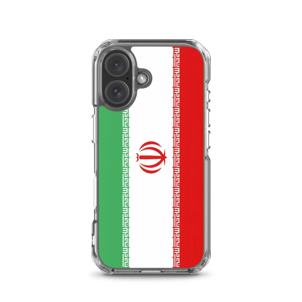 Coque iphone drapeau iran souple antichoc transparente