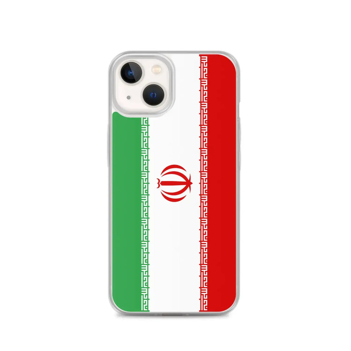 Coque iphone drapeau iran souple antichoc transparente