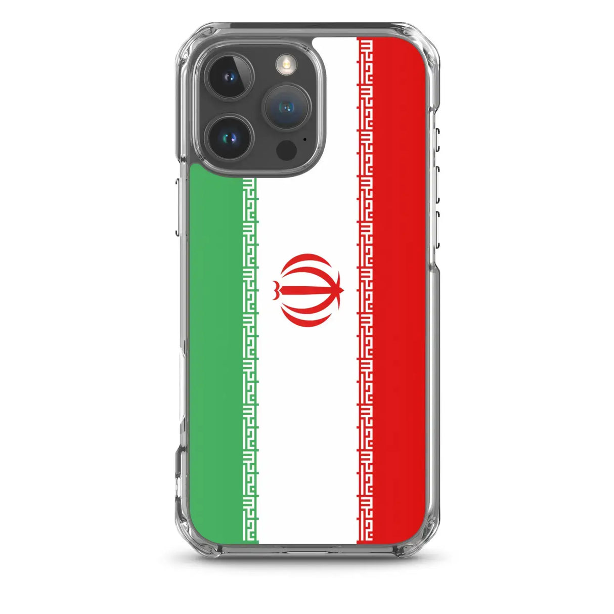 Coque iphone drapeau iran souple antichoc transparente