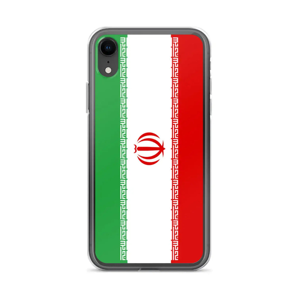 Coque iphone drapeau iran souple antichoc transparente