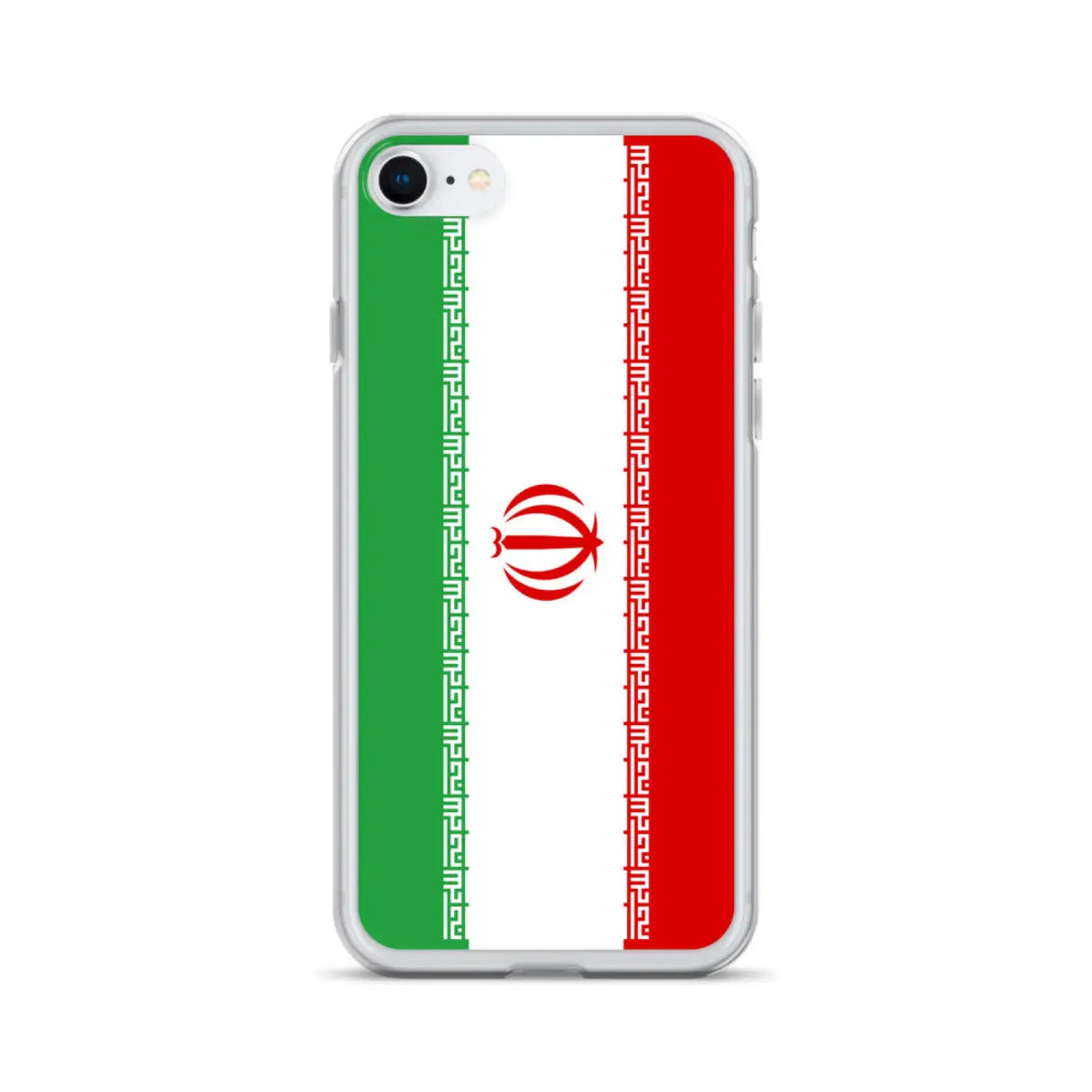 Coque iphone drapeau iran souple antichoc transparente
