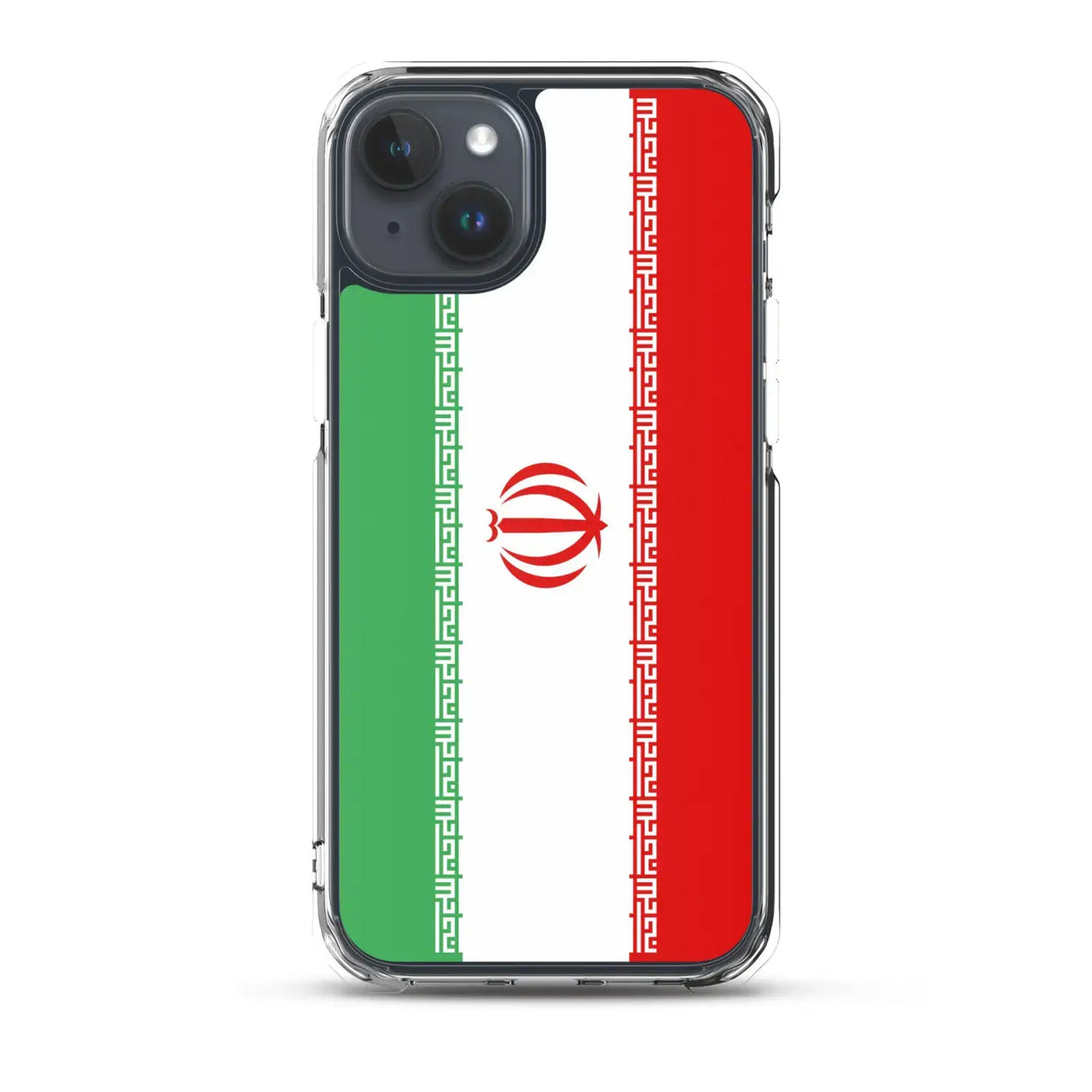 Coque iphone drapeau iran souple antichoc transparente