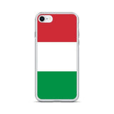 Coque iphone drapeau italie souple résistante antichoc