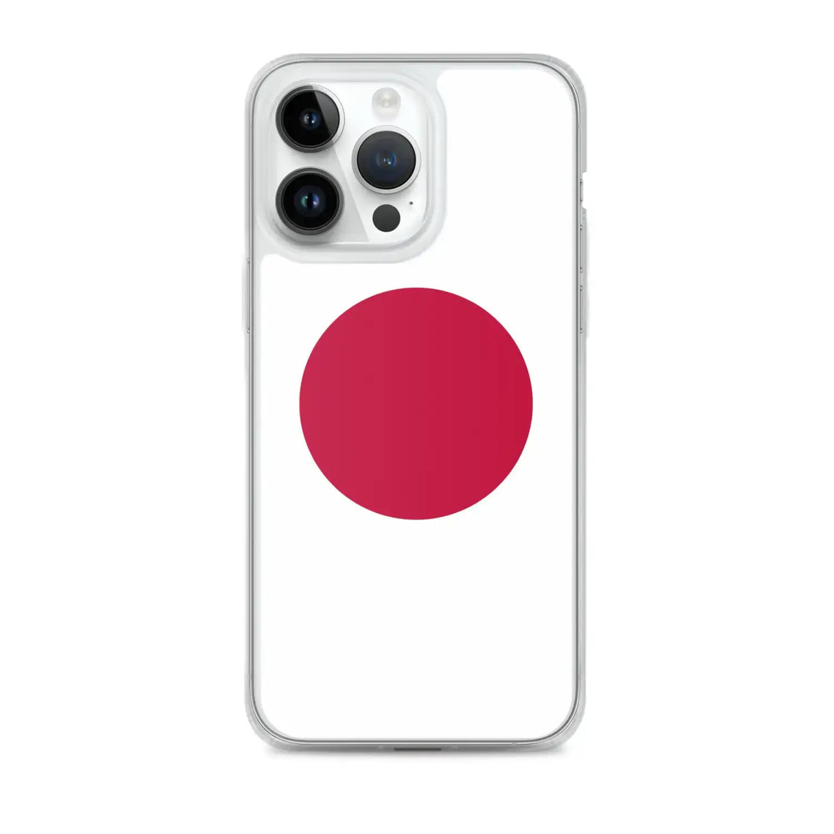 Coque iphone drapeau japon souple antichoc transparente