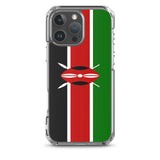 Coque iphone drapeau kenya souple antichoc transparente