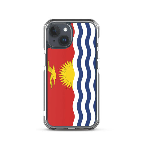 Coque iphone drapeau kiribati souple antichoc transparente