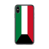 Coque iphone drapeau koweït souple antichoc transparente