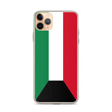 Coque iphone drapeau koweït souple antichoc transparente
