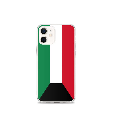 Coque iphone drapeau koweït souple antichoc transparente