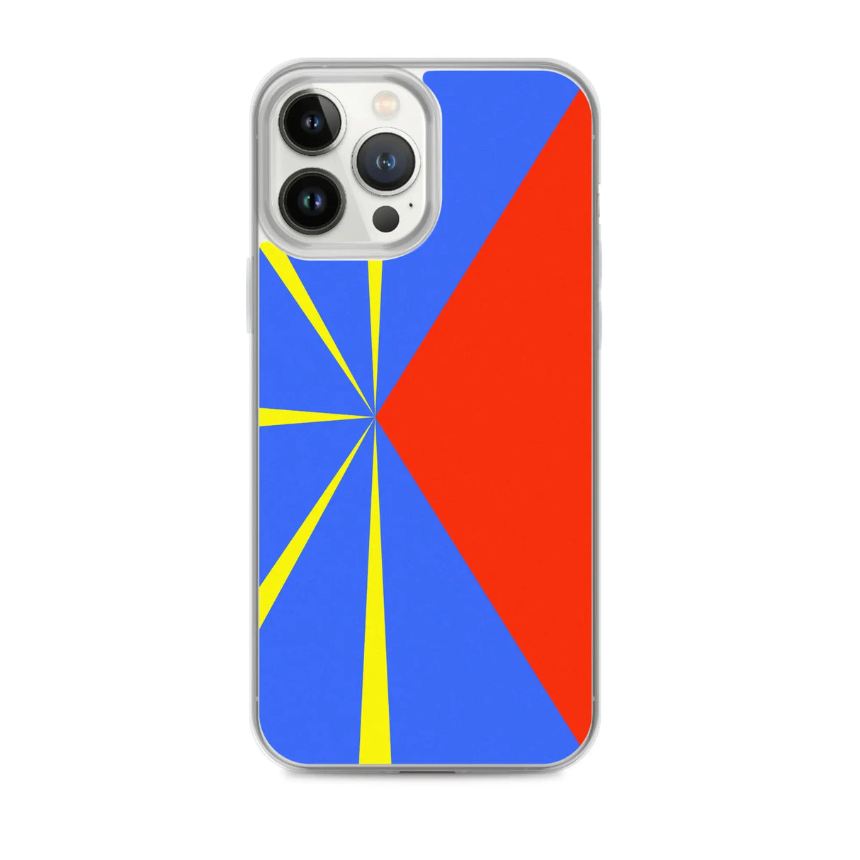 Coque iphone drapeau la réunion souple antichoc transparente