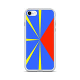 Coque iphone drapeau la réunion souple antichoc transparente