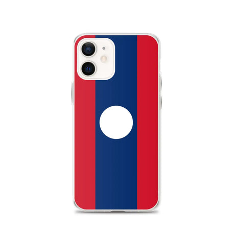 Coque iphone drapeau laos souple antichoc transparente