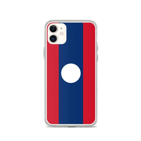 Coque iphone drapeau laos souple antichoc transparente