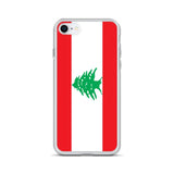 Coque iphone drapeau liban souple résistante antichoc