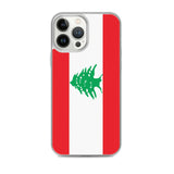 Coque iphone drapeau liban souple résistante antichoc