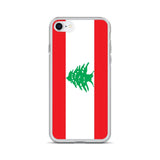Coque iphone drapeau liban souple résistante antichoc