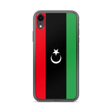 Coque iphone drapeau libye souple résistante antichoc