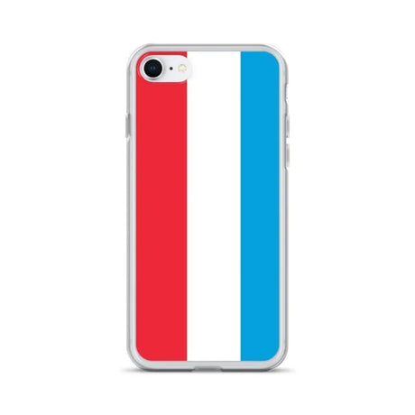 Coque iphone drapeau luxembourg souple antichoc transparente