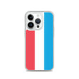 Coque iphone drapeau luxembourg souple antichoc transparente
