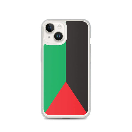 Coque iphone drapeau martinique souple antichoc transparente