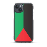 Coque iphone drapeau martinique souple antichoc transparente
