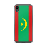 Coque iphone drapeau mauritanie souple antichoc transparente