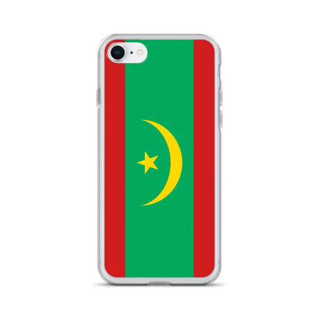 Coque iphone drapeau mauritanie souple antichoc transparente