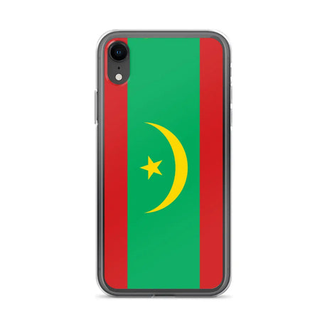 Coque iphone drapeau mauritanie souple antichoc transparente