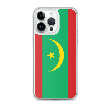 Coque iphone drapeau mauritanie souple antichoc transparente