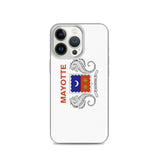 Coque iphone drapeau mayotte souple antichoc transparente