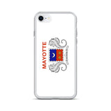 Coque iphone drapeau mayotte souple antichoc transparente