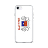 Coque iphone drapeau mayotte souple antichoc transparente