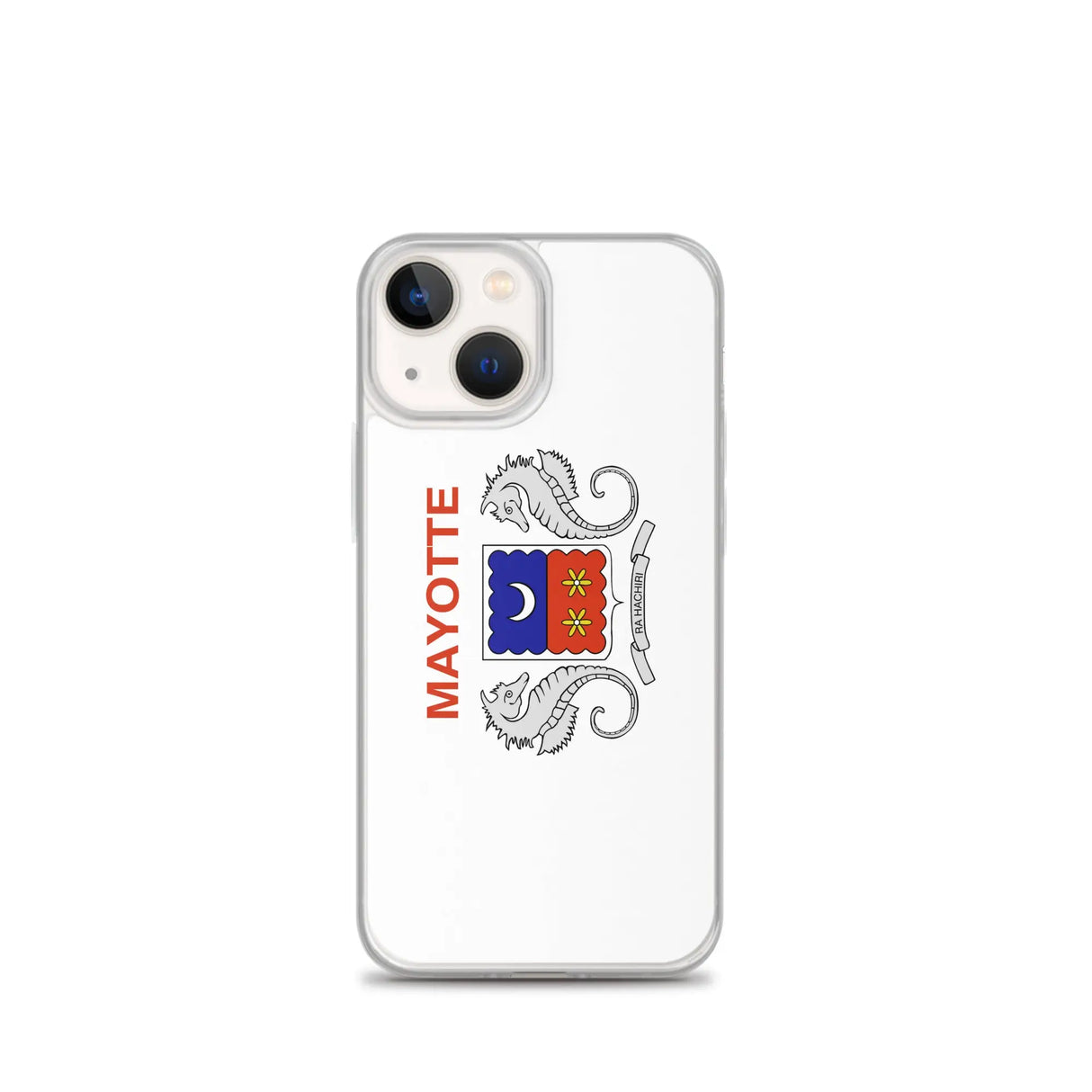 Coque iphone drapeau mayotte souple antichoc transparente
