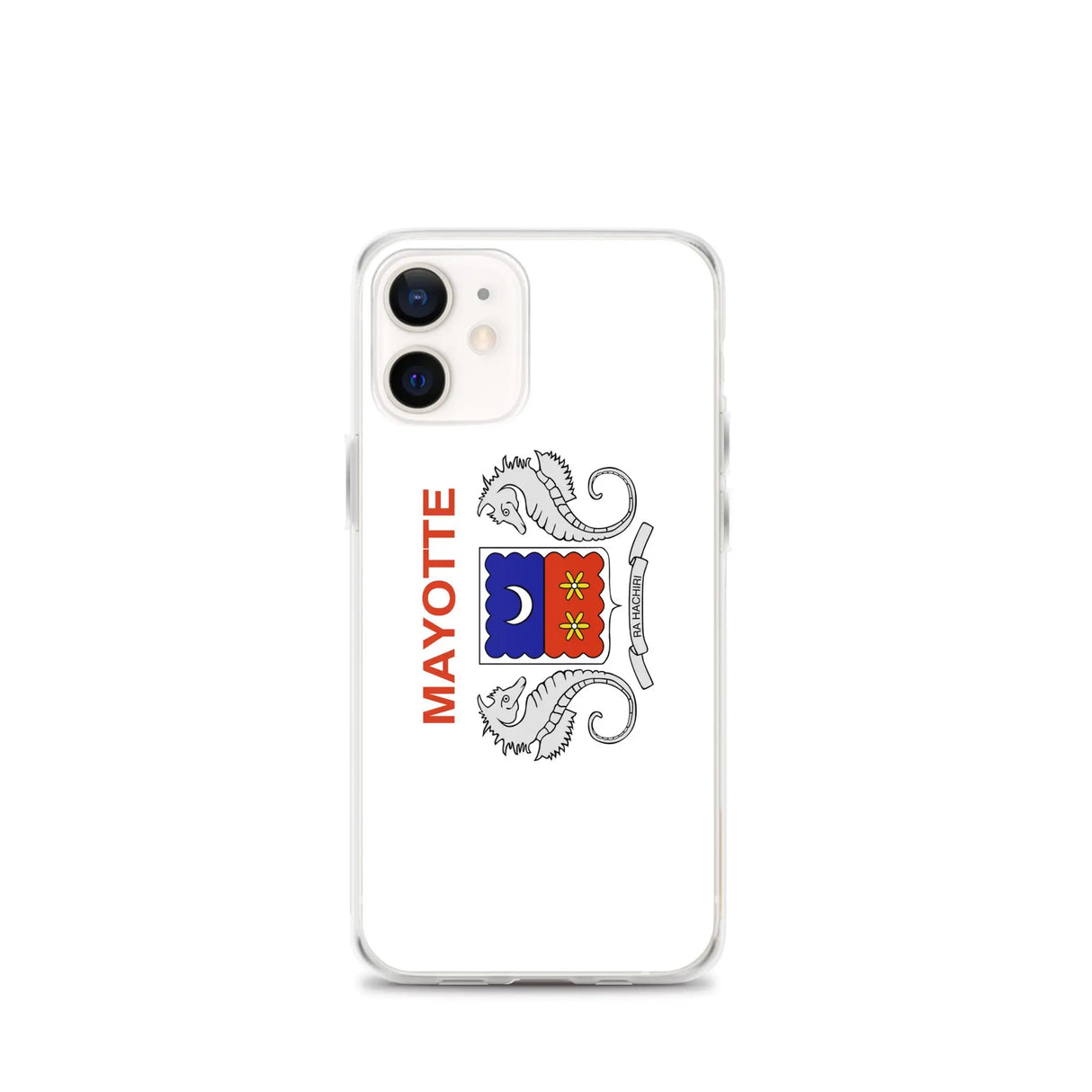 Coque iphone drapeau mayotte souple antichoc transparente