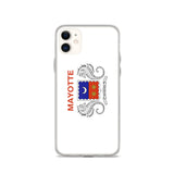 Coque iphone drapeau mayotte souple antichoc transparente