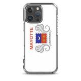 Coque iphone drapeau mayotte souple antichoc transparente