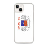 Coque iphone drapeau mayotte souple antichoc transparente