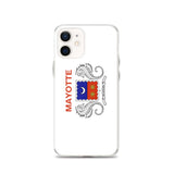 Coque iphone drapeau mayotte souple antichoc transparente