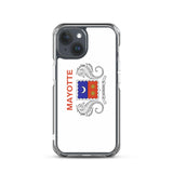 Coque iphone drapeau mayotte souple antichoc transparente