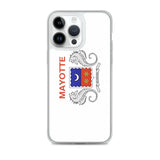 Coque iphone drapeau mayotte souple antichoc transparente