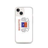 Coque iphone drapeau mayotte souple antichoc transparente