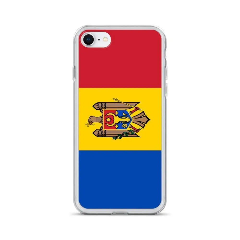 Coque iphone drapeau moldavie souple résistante antichoc