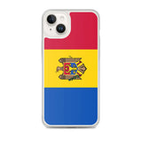 Coque iphone drapeau moldavie souple résistante antichoc