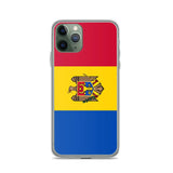 Coque iphone drapeau moldavie souple résistante antichoc