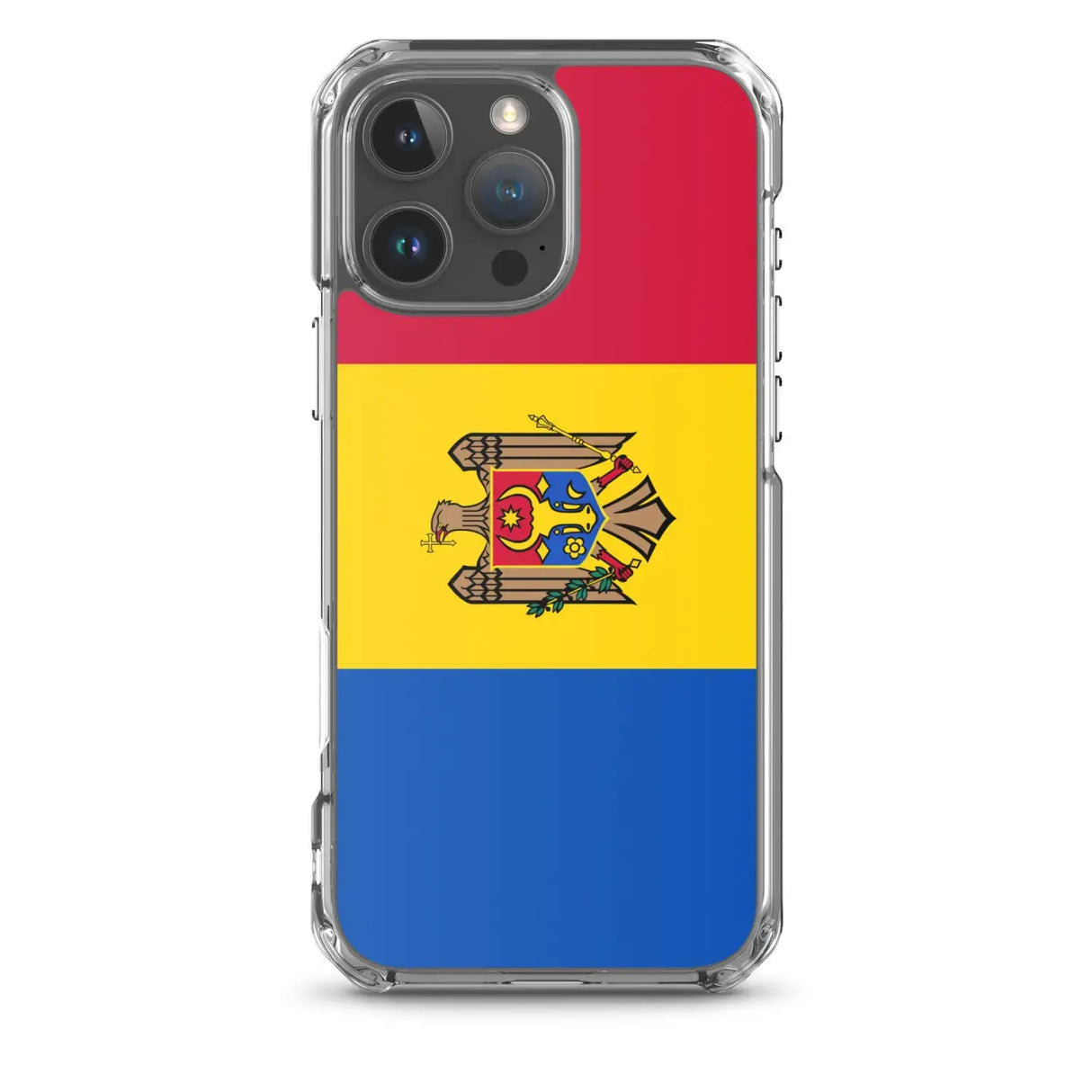 Coque iphone drapeau moldavie souple résistante antichoc